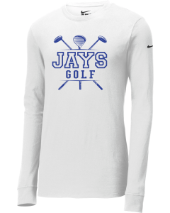 Dri-FIT Cotton/Poly Long Sleeve Tee with Boys Golf Club Logo