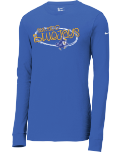 Dri-FIT Cotton/Poly Long Sleeve Tee with SHS Scribble Logo