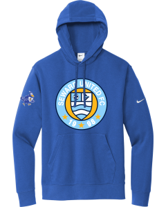 Club Fleece Sleeve Swoosh Pullover Hoodie with Seward FC Logo