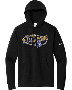 Club Fleece Sleeve Swoosh Pullover Hoodie with SHS Scribble Logo