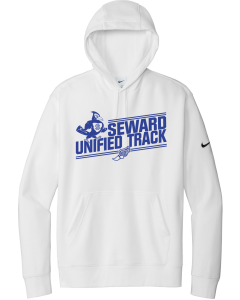 Club Fleece Sleeve Swoosh Pullover Hoodie with Unified Track 1-Color Logo
