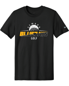 Swoosh Sleeve rLegend Tee with Bluejays Slice Logo