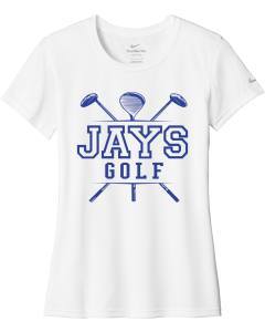 Women's Swoosh Sleeve rLegend Tee with Boys Golf Club Logo