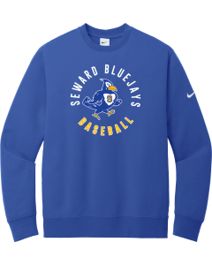 Club Fleece Sleeve Swoosh Crew with On Deck Logo