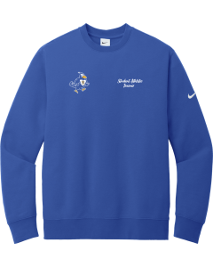 Club Fleece Sleeve Swoosh Crew with Student Athletic Trainer Logo