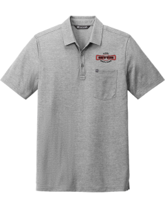 Oceanside Heather Pocket Polo with Settje Embroidered Logo