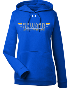 Ladies Hustle Pullover Hooded Sweatshirt with Flyball Logo