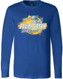 Jersey Long Sleeve Tee with 2025 Plum Creek Classic Logo