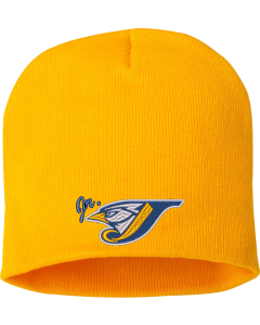 8" Knit Beanie with Hat/Beanie logo