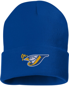 Solid 12" Cuffed Beanie with Hat/Beanie logo