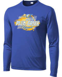 Long Sleeve PosiCharge Competitor Tee with 2025 Plum Creek Classic Logo