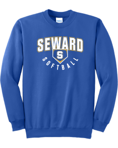 Unisex Heavy Blend™ Crewneck Sweatshirt with Rec Softball logo
