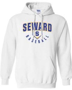 Unisex Heavy Blend™ Hooded Sweatshirt with Seward Rec Baseball logo