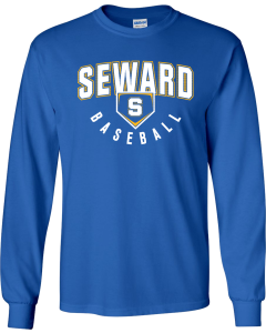 Unisex Ultra Cotton® Long Sleeve T-Shirt with Seward Rec Baseball logo