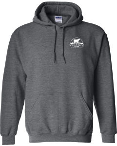 Unisex Heavy Blend™ Hooded Sweatshirt with Wehrs Feed Yard Logo