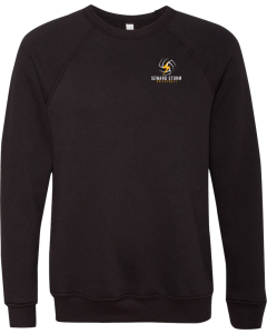 Sponge Fleece Raglan Crewneck Sweatshirt with Strength In the Storm Logo