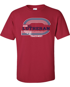 Unisex Ultra Cotton® T-Shirt with 2026 All Lutheran Track Logo