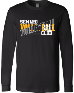Unisex Jersey Long Sleeve Tee with 2025 Volleyball Club Logo