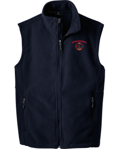 Value Fleece Vest with Fire Dept. Embroidered logo
