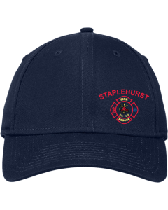 Adjustable Structured Cap with Fire Dept. Hat Logo