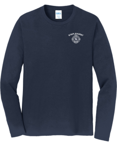 Port & Co Long Sleeve Fan Favorite Tee with Fire Dept. Logo