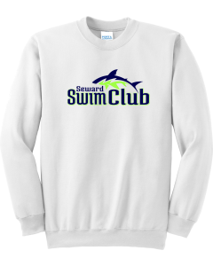Essential Fleece Crewneck Sweatshirt with 2023 Swim Club Logo