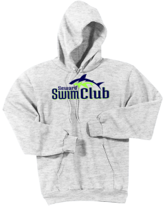 Essential Fleece Pullover Hooded Sweatshirt with 2023 Swim Club Logo