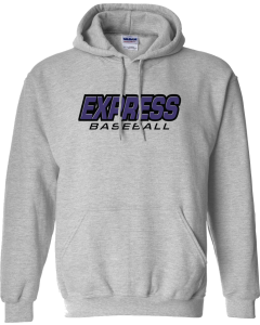 Heavy Blend™ Hooded Sweatshirt with Express Baseball Logo