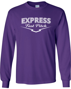 Unisex Ultra Cotton® Long Sleeve T-Shirt with Home Plate Lines Logo