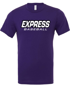 Unisex Jersey Tee with Express Baseball Logo