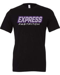 Jersey Tee with Softball Lines Logo