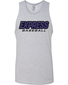 Cotton Muscle Tank with Express Baseball Logo