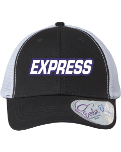 Women's Modern Trucker Cap with Embroidered Express Logo