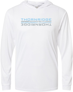 Bahama Performance Hooded Long Sleeve T-Shirt with Flipped Text Logo