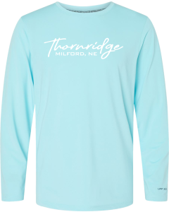 Unisex Aruba Extreme Performance Long Sleeve T-Shirt with Script Thornridge Logo