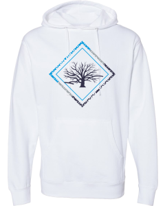 Midweight Hooded Sweatshirt with Diamond Logo - Full Front