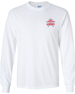 Unisex Ultra Cotton® Long Sleeve T-Shirt with Trey Wayne for Sheriff Logo