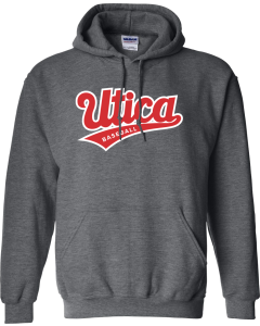 Unisex Heavy Blend™ Hooded Sweatshirt with 2026 Utica Ball Logo