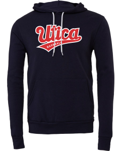 Unisex Sponge Fleece Hoodie Sweatshirt with 2026 Utica Ball Logo