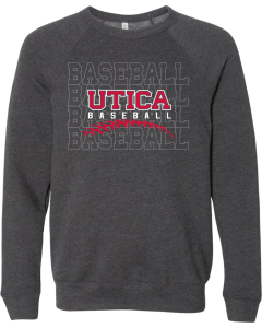 Unisex Sponge Fleece Raglan Crewneck Sweatshirt with 2026 Slider Logo