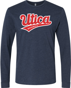 Unisex CVC Long Sleeve T-Shirt with 2026 Utica Ball Logo