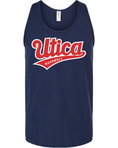 Unisex Fine Jersey Tank Top with 2026 Utica Ball Logo
