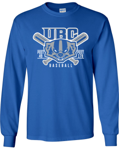 Ultra Cotton® Long Sleeve T-Shirt with Badger Bats Logo