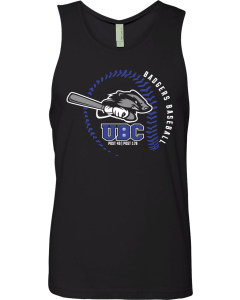 Cotton Muscle Tank with Badger Laces Logo