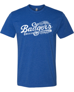 CVC T-Shirt with Old School Badger Logo