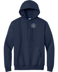 Port & Co Essential Fleece Pullover Hooded Sweatshirt with Utica Fire Standard Logo