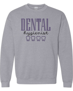 Unisex Heavy Blend™ Crewneck Sweatshirt with Dental Deco Embroidered Logo
