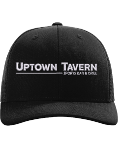 Snapback Trucker Cap with Embroidered Uptown Tavern Logo