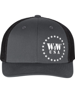 Fitted Trucker with R-Flex Cap with Embroidered W4W Star Logo