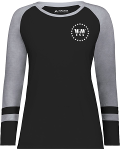 Women's Triblend Fanatic 2.0 Long Sleeve T-Shirt with Screen Printed W4W Star Logo